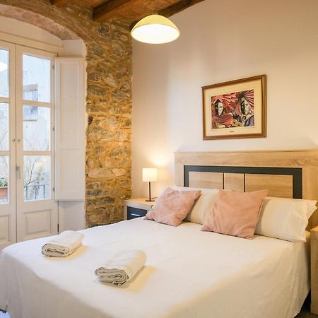 Ganganell Centre Apartamento Con Patio Besalú Exterior foto