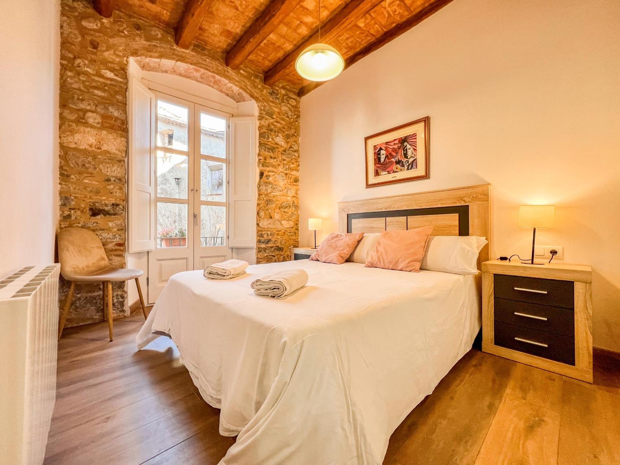 Ganganell Centre Apartamento Con Patio Besalú Exterior foto